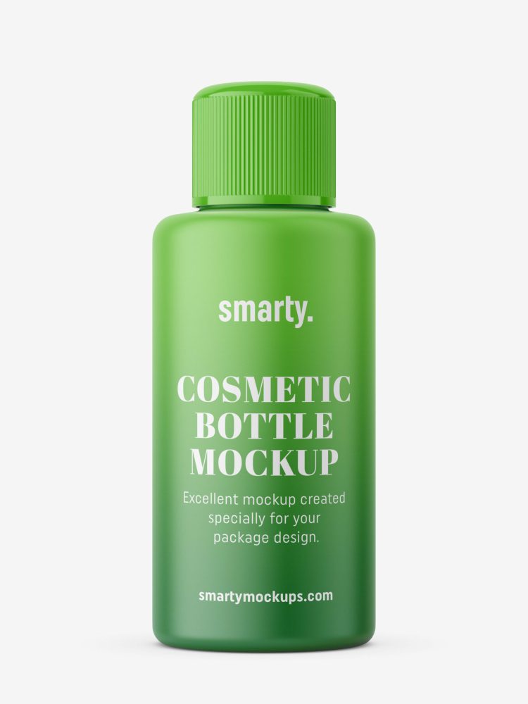 Simple bottle mockup / matt