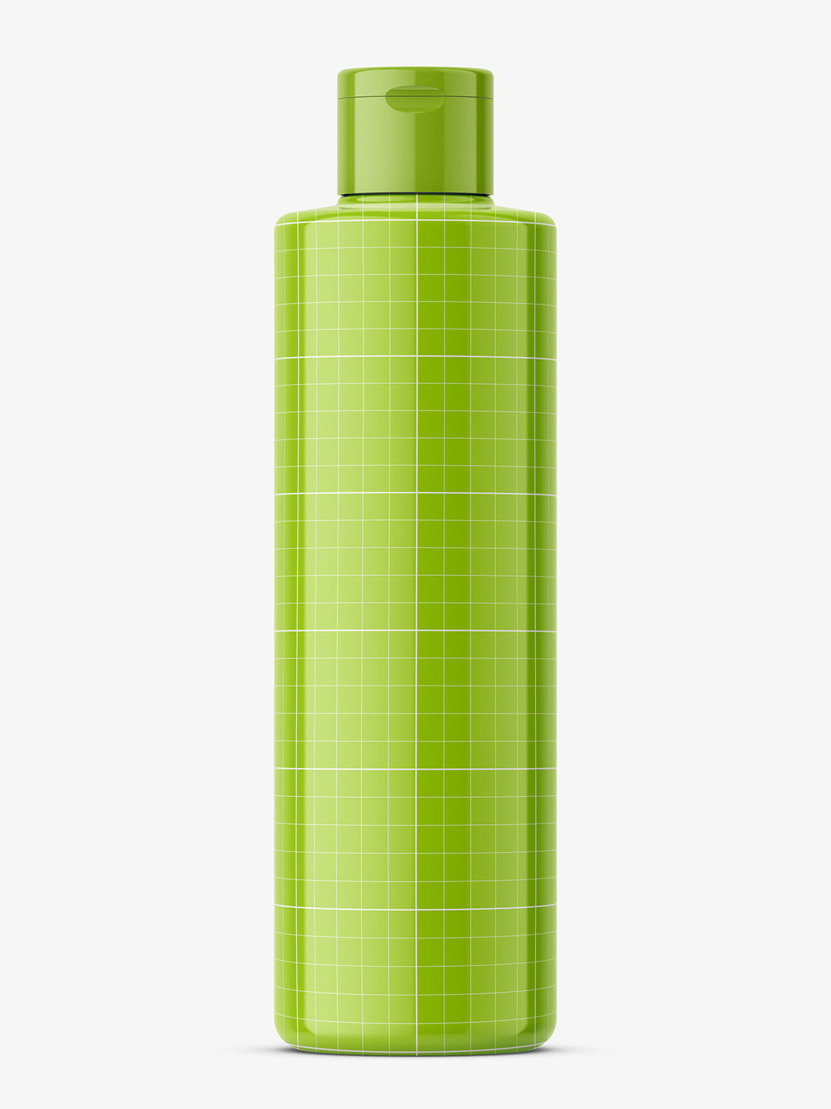 Download Simple round plastic bottle mockup / glossy - Smarty Mockups