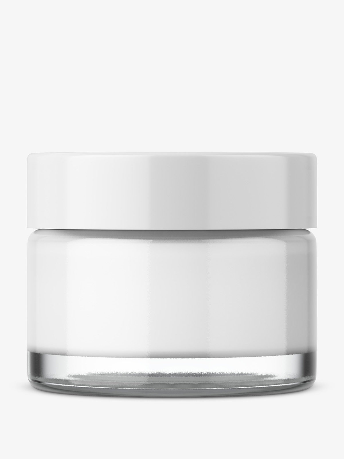 Download Round glass cosmetic jar - Smarty Mockups