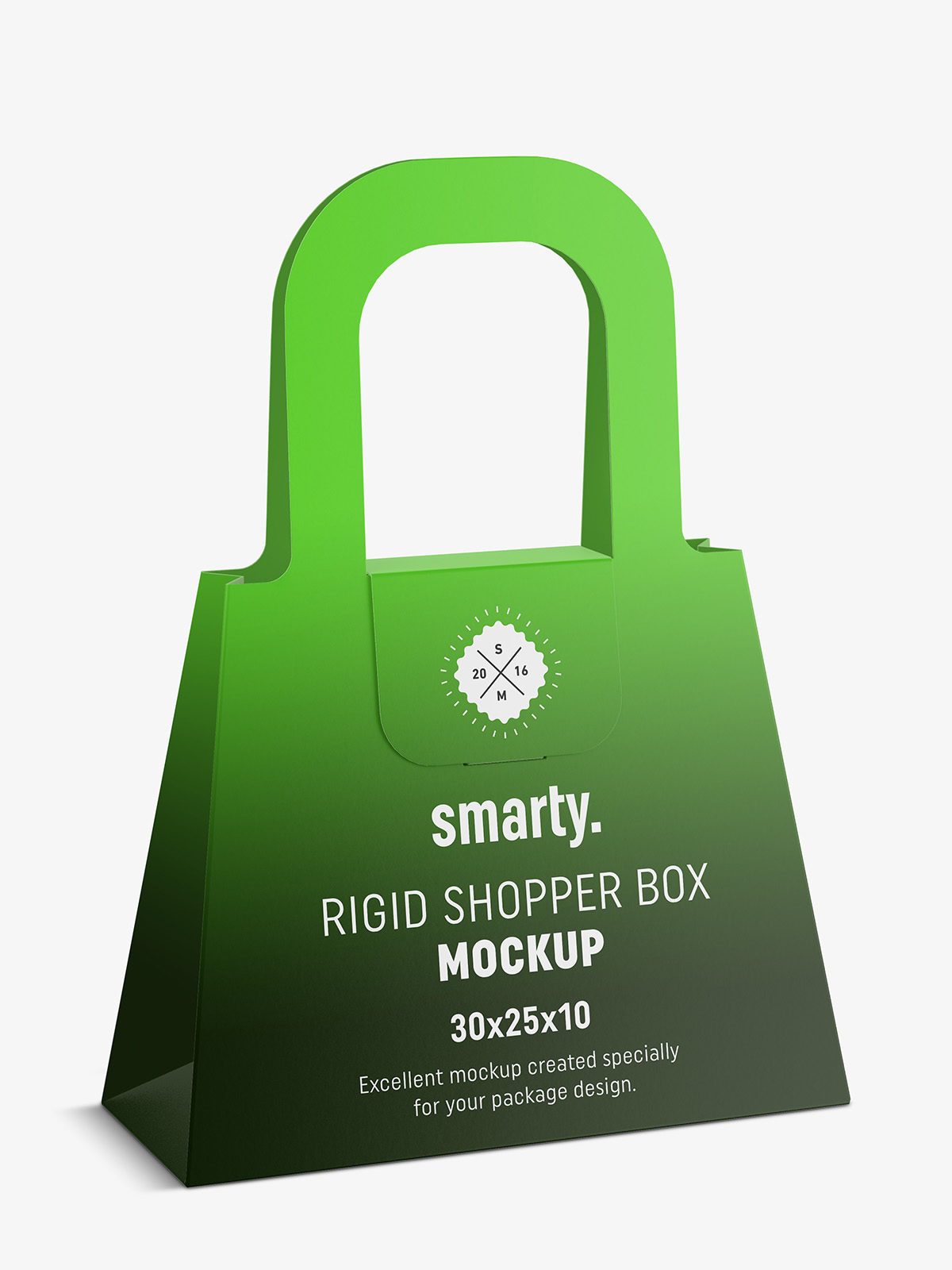 Download Rigid shopper box mockup - Smarty Mockups