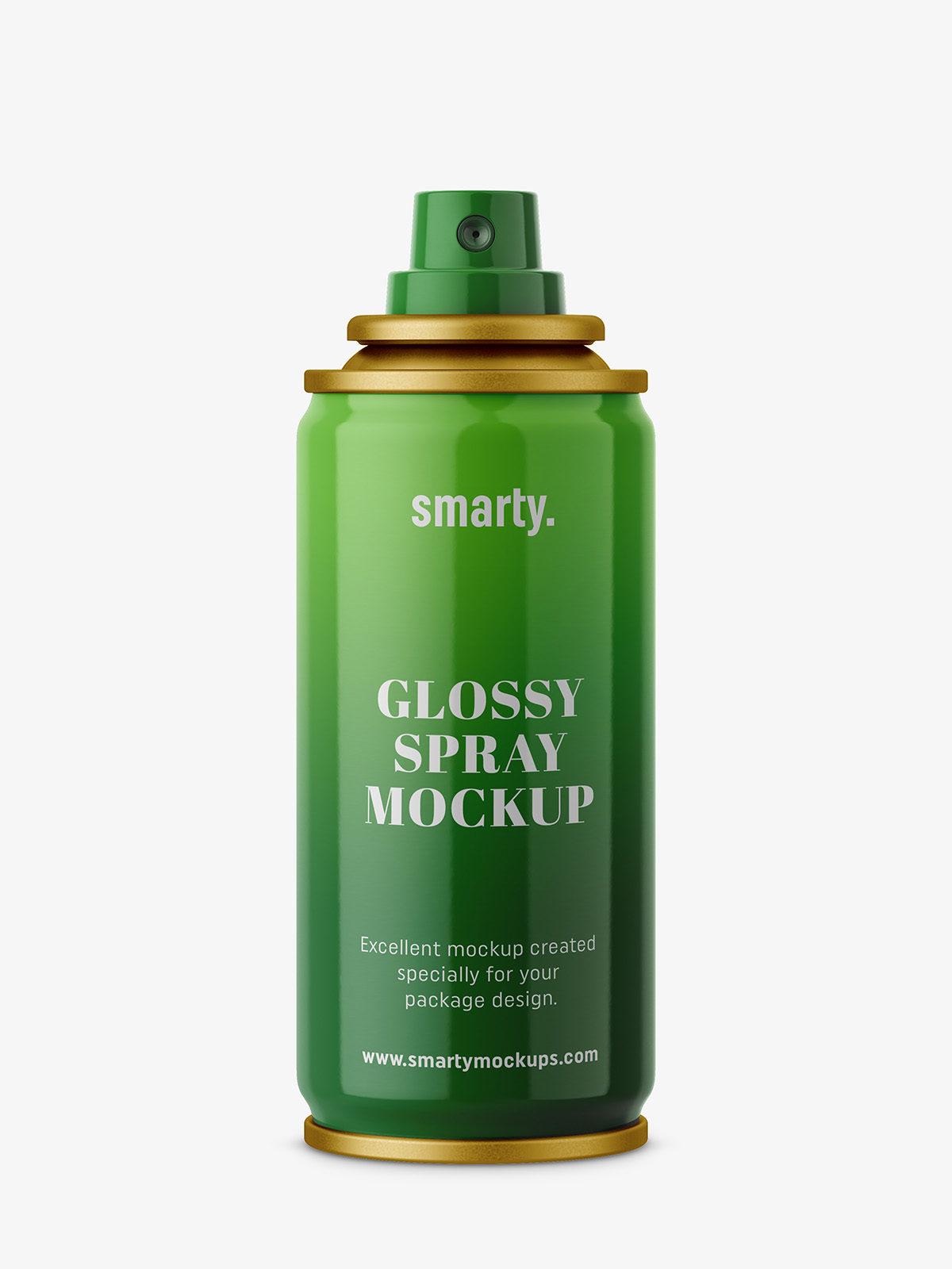 Download Glossy spray mockup - Smarty Mockups
