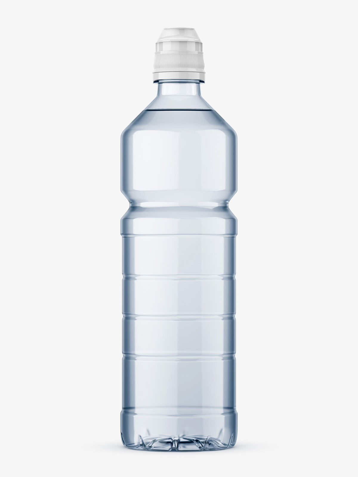 Plastic mineral water bottle mockup - Smarty Mockups