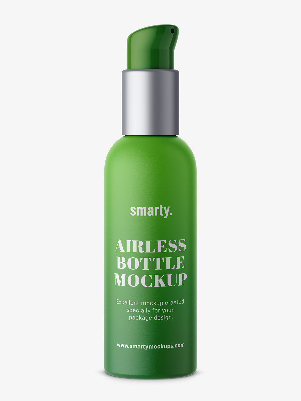 Download Matt plastic airless bottle mockup - Smarty Mockups