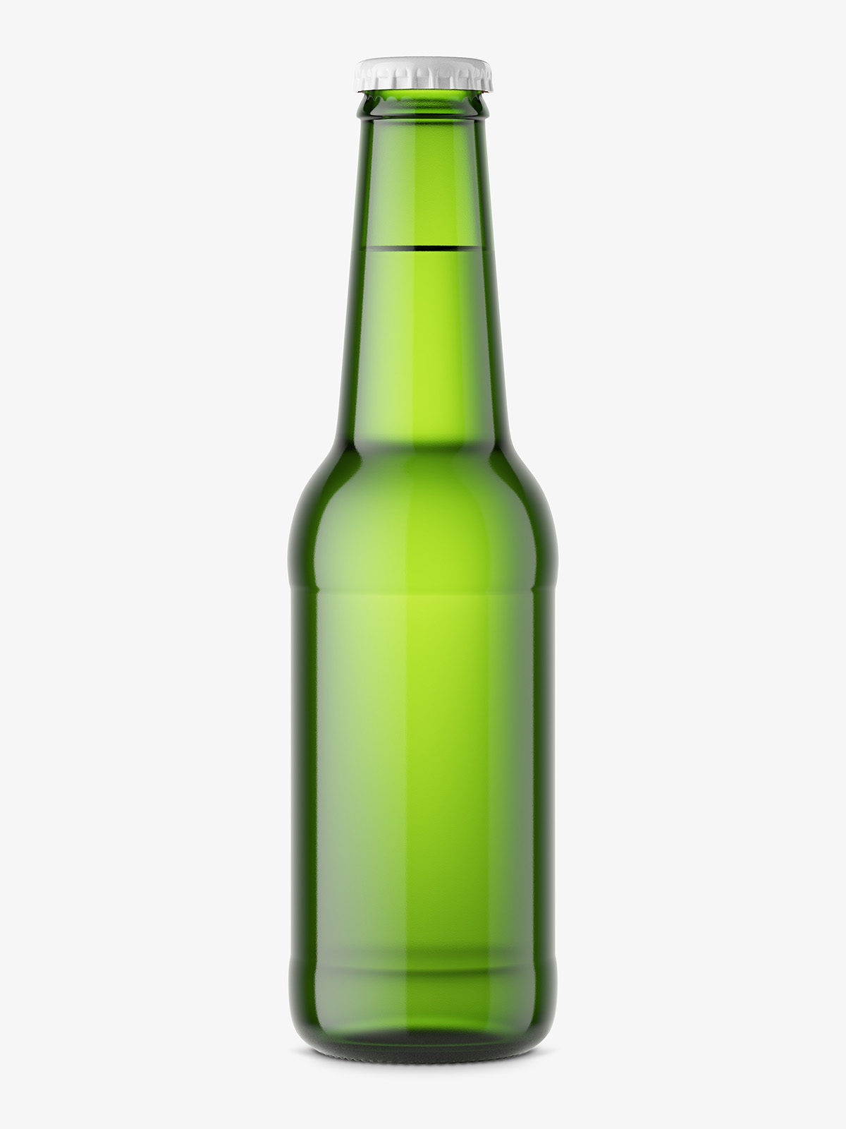 Download Beer bottle mockup / green - Smarty Mockups