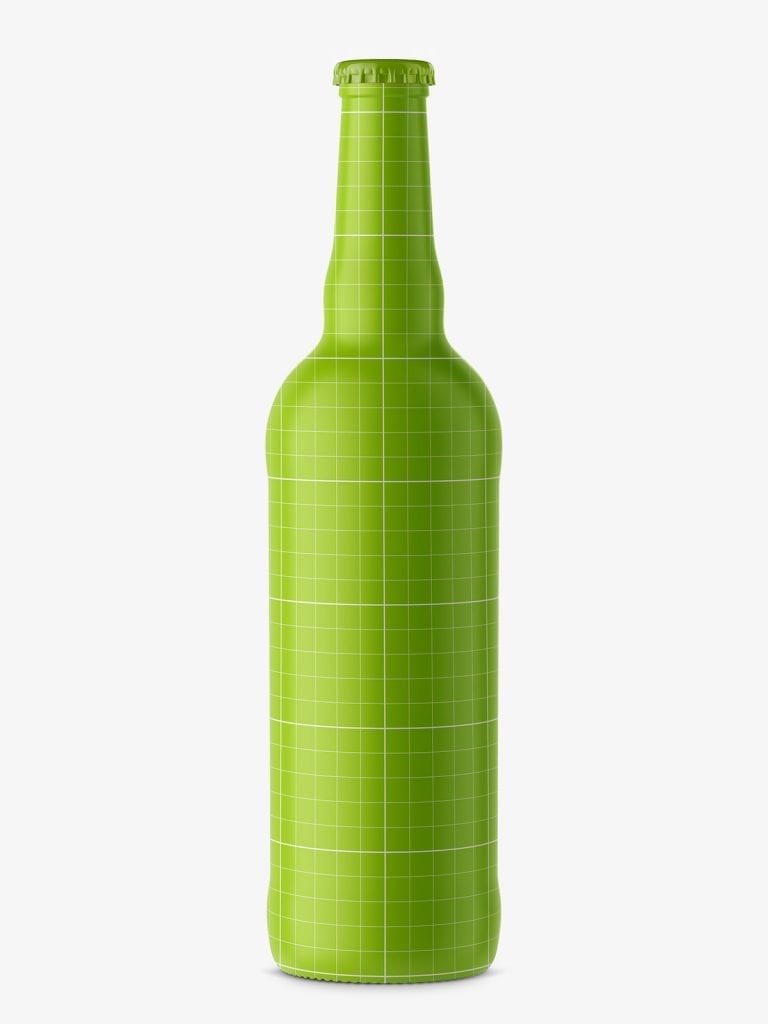 Download Beer bottle mockup / brown - Smarty Mockups