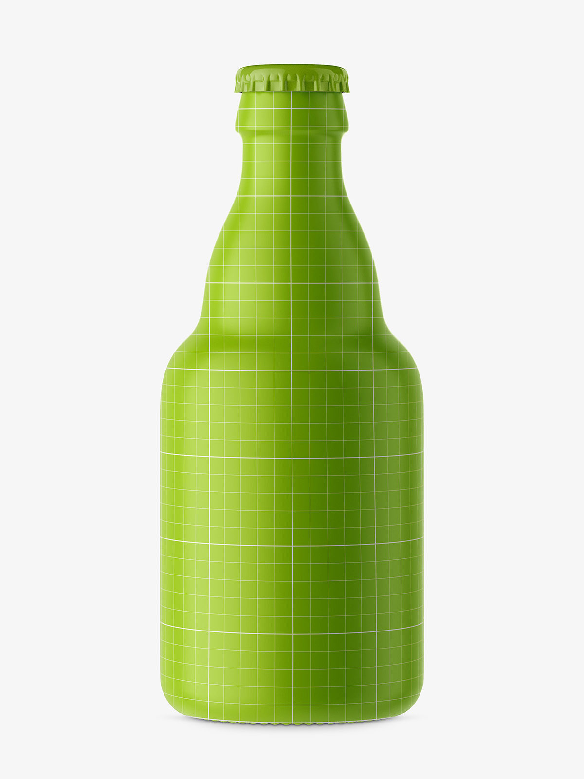 Download Small beer bottle mockup / brown - Smarty Mockups