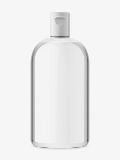 Boston bottle mockup / transparent