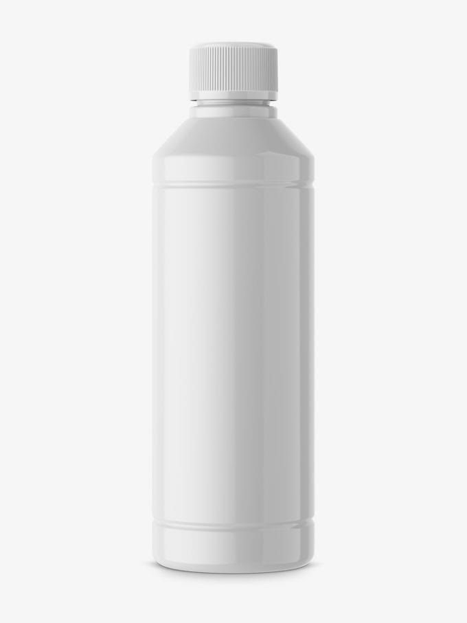 Universal household bottle mockup / matt - Smarty Mockups