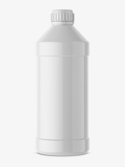 Universal household bottle mockup / glossy