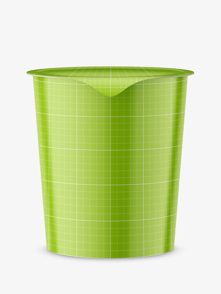 Instant food cup mockup / glossy