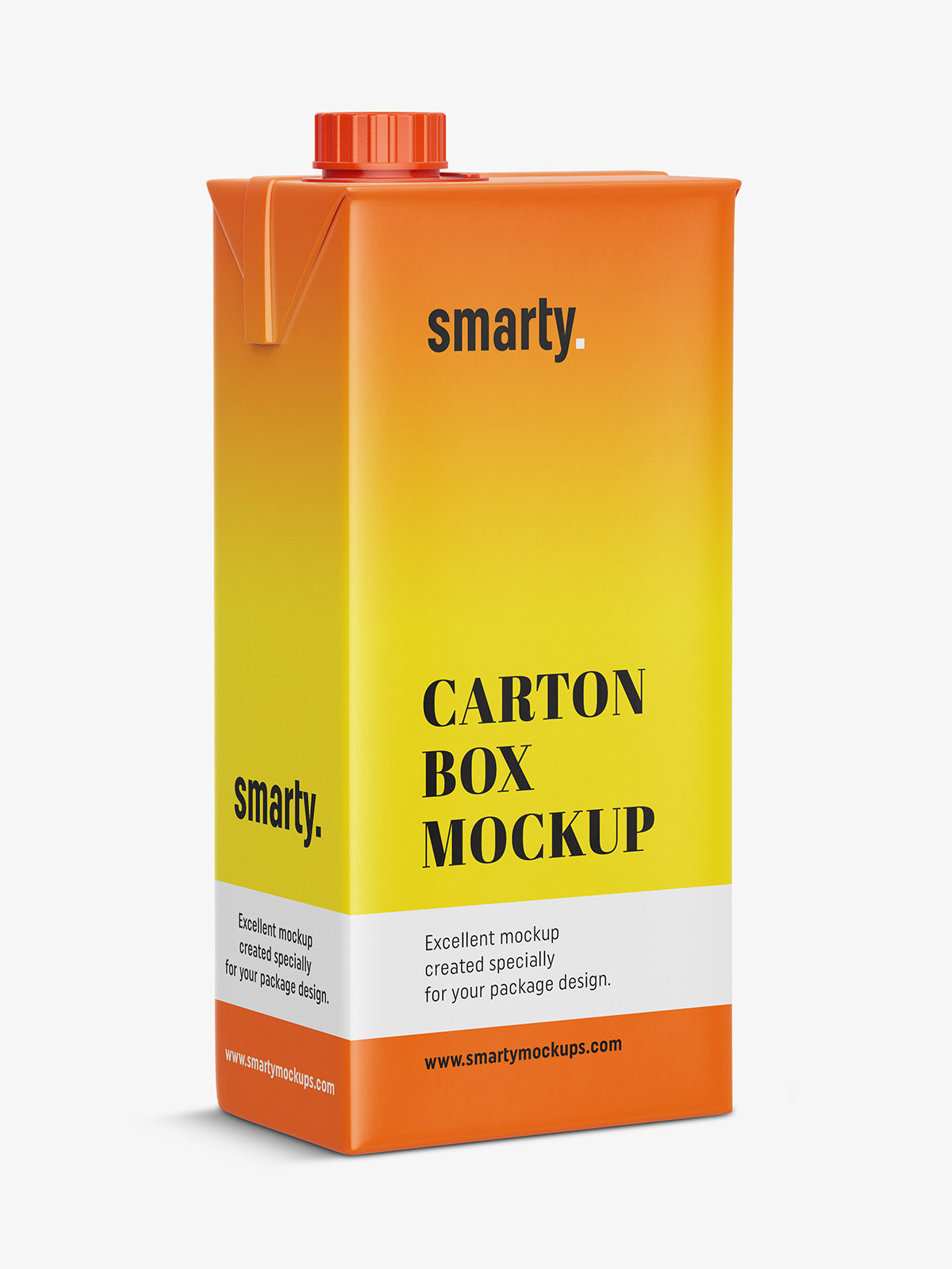 Carton box mockup - Smarty Mockups