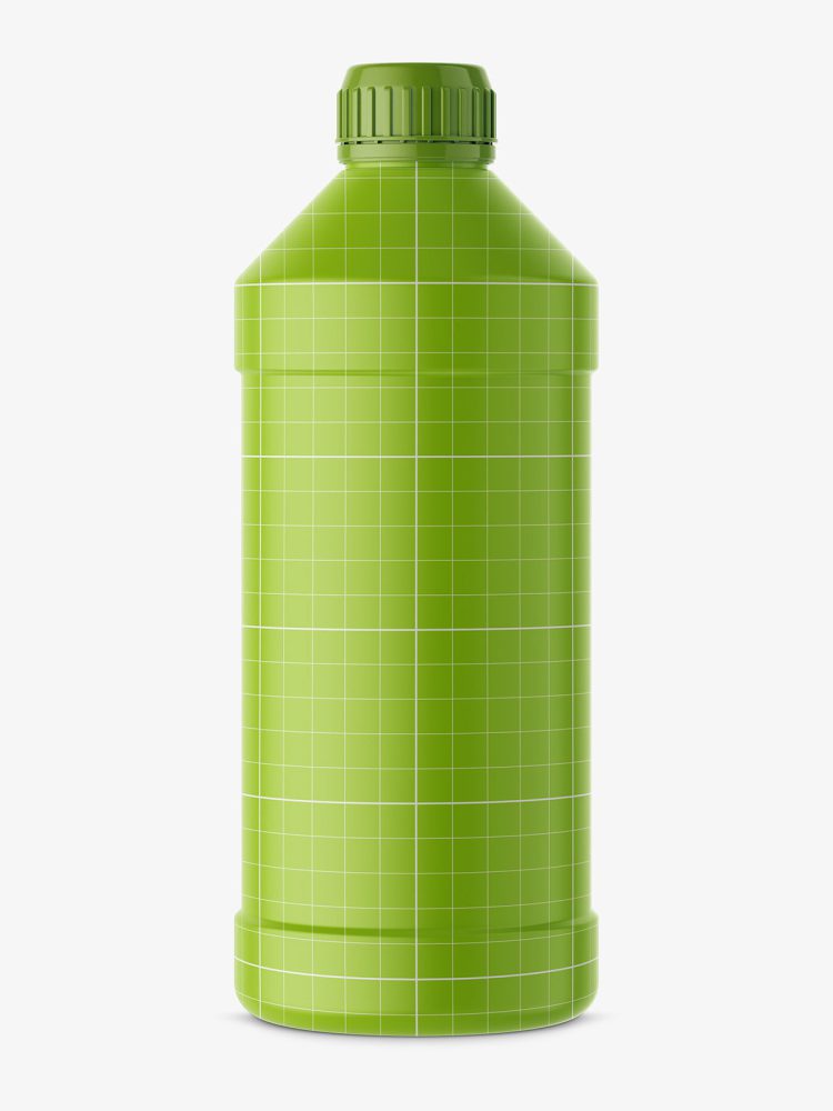 Universal household bottle mockup / matt