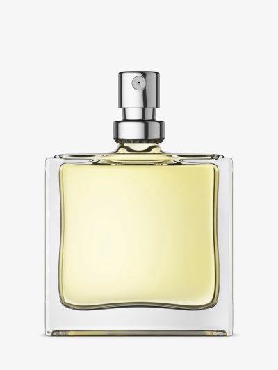 Glass perfume bottle mockup - Smarty Mockups