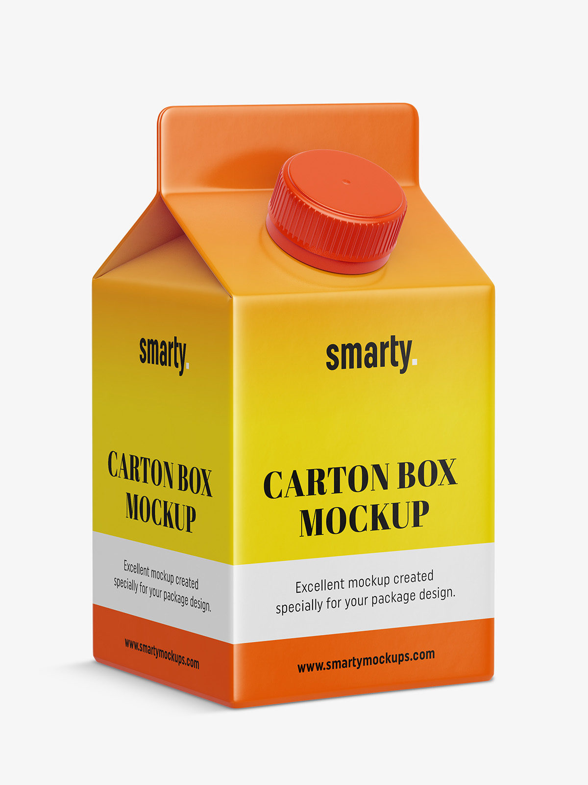 Download Small Juice Carton Mockup Smarty Mockups