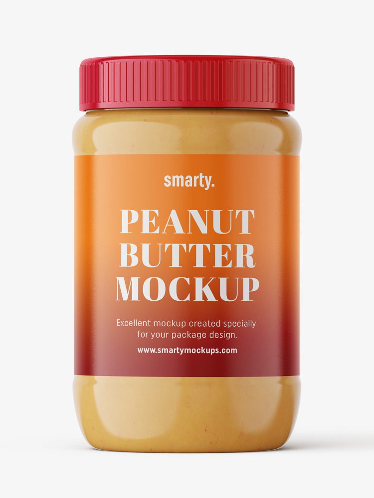 Peanut butter mockup
