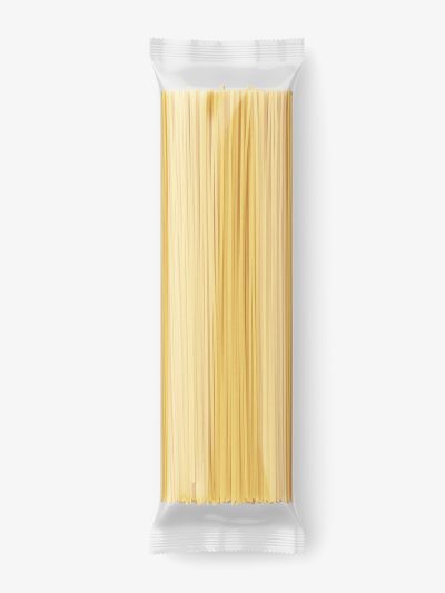 Spaghetti packaging mockup
