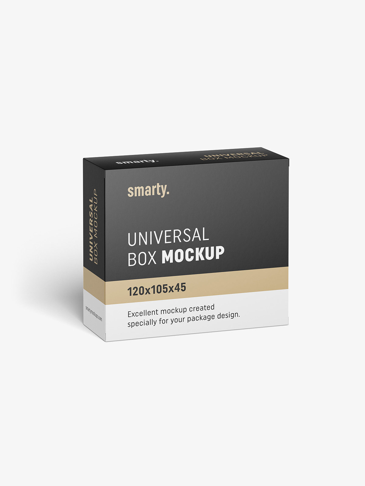 Download Box mockup / 120x105x45 - Smarty Mockups