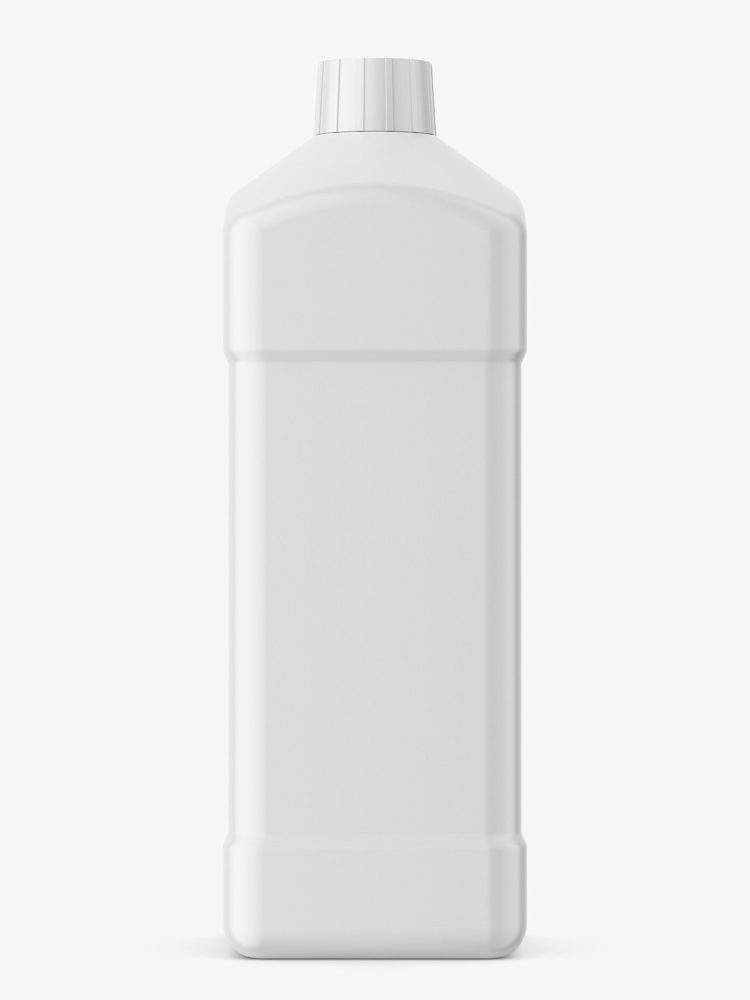 Chemical bottle mockup