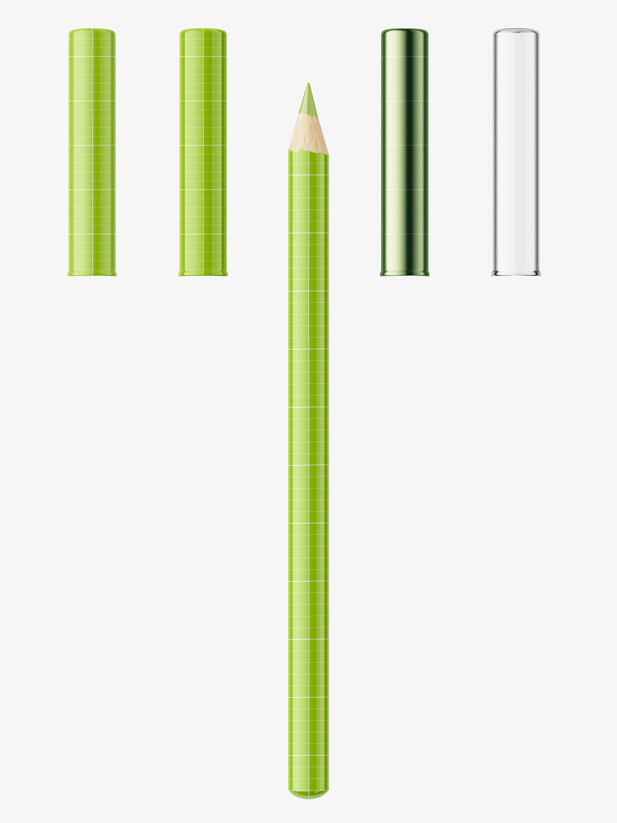 Glossy eye pencil mockup - Smarty Mockups