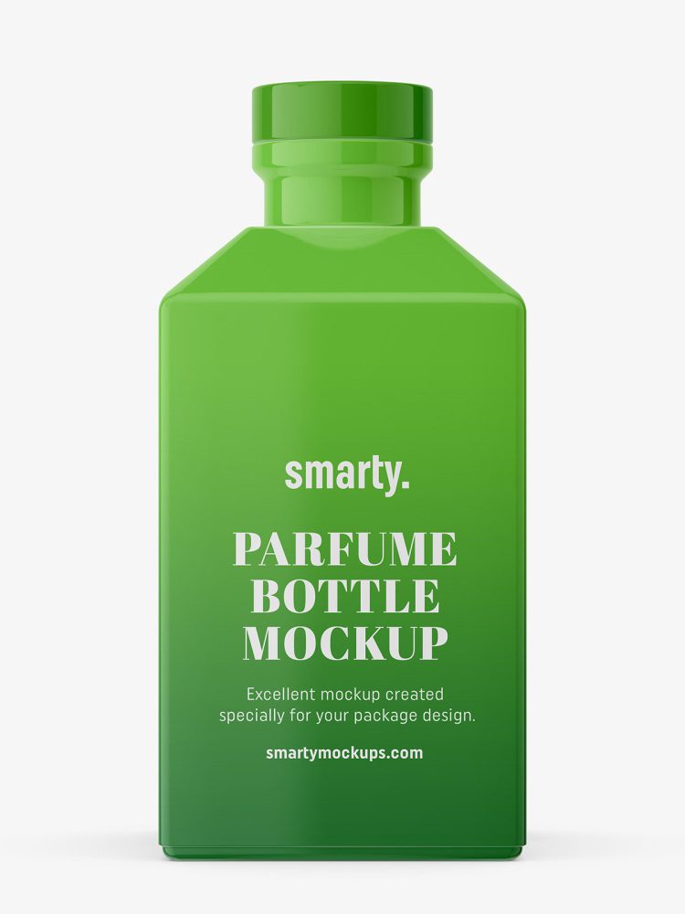 Perfume bottle mockup