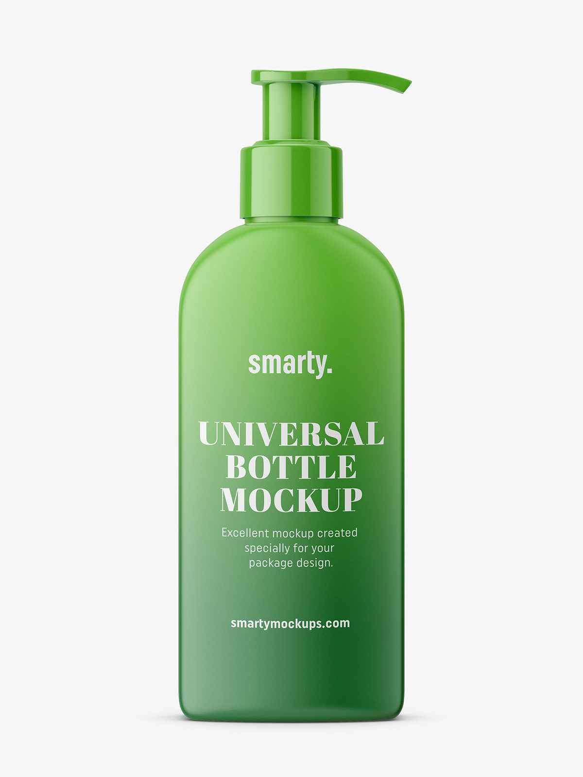 Download Rectangle Bottle With Pump Mockup Matt Smarty Mockups