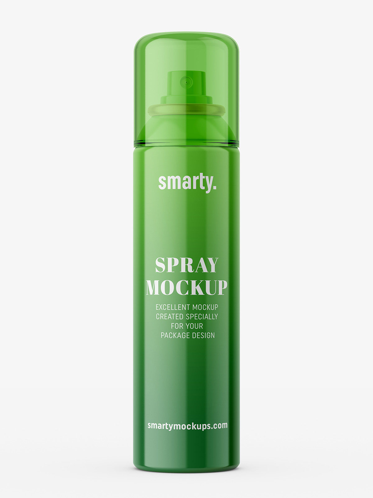 Download Glossy cosmetic spray mockup - Smarty Mockups