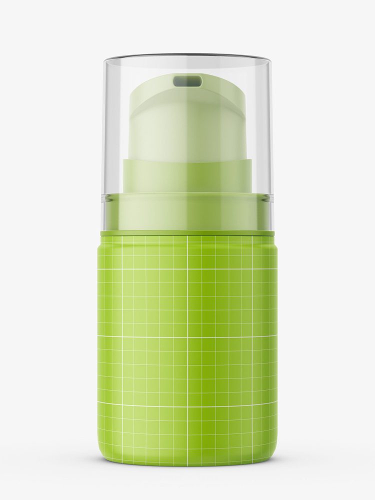Small airless bottle mockup