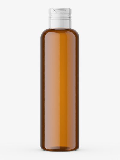 Universal amber bottle mockup
