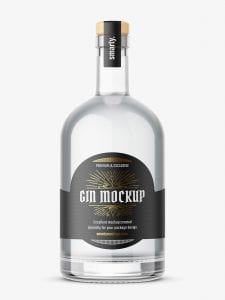 Download Dry gin bottle mockup - Smarty Mockups