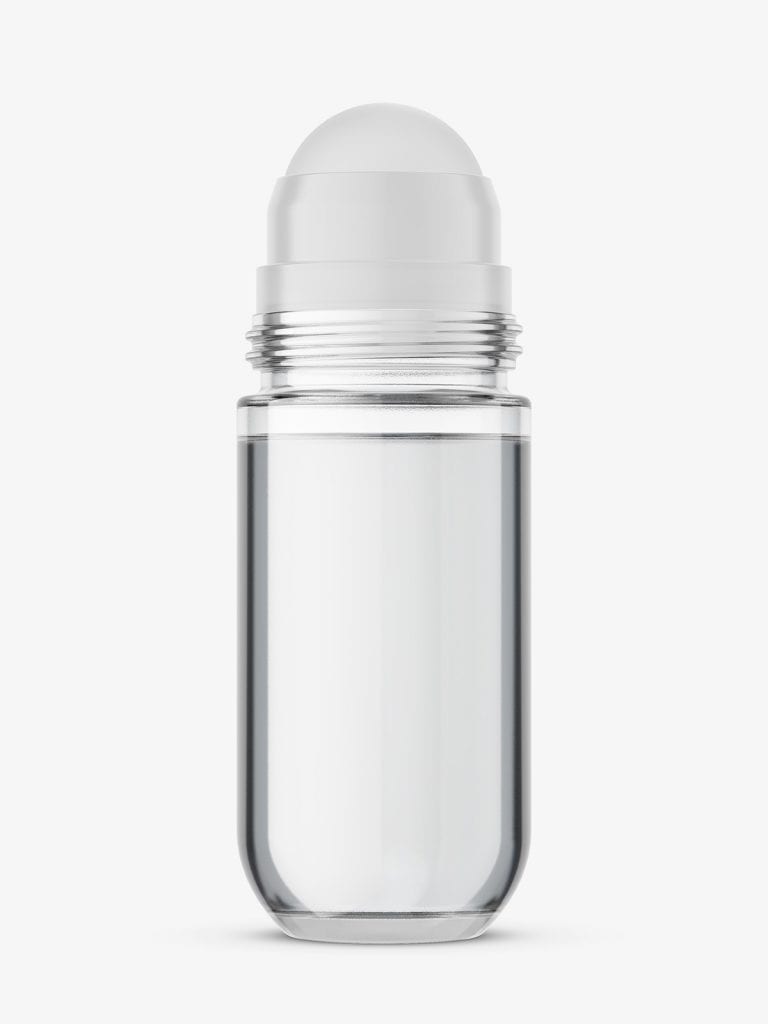 Download Glass roll-on bottle mockup - Smarty Mockups