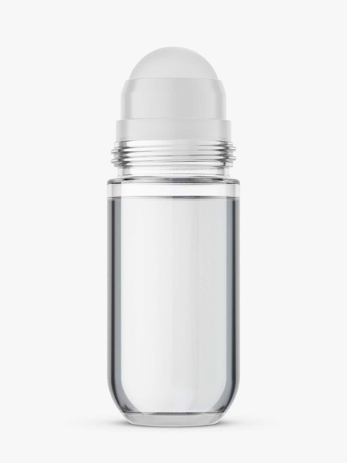 Glass roll-on bottle mockup - Smarty Mockups