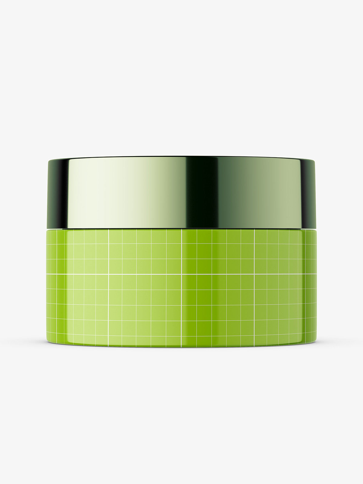 Download Glossy Cosmetic Jar With Metallic Cap Mockup Smarty Mockups Yellowimages Mockups