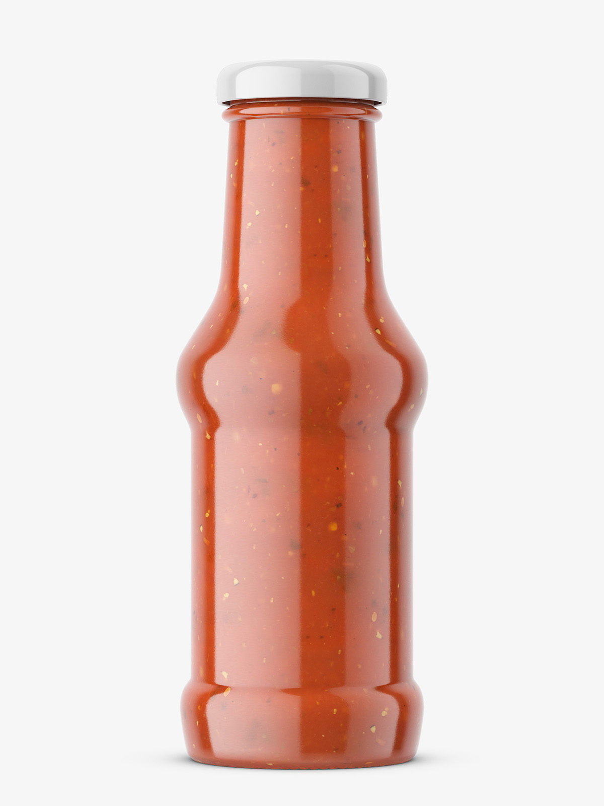 Tomato sauce bottle mockup - Smarty Mockups