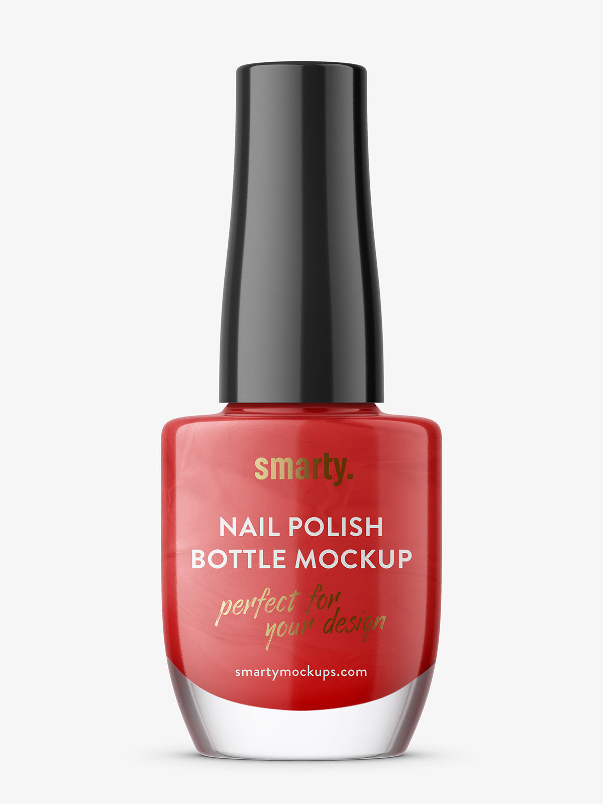 Nail polish bottle mockup - Smarty Mockups