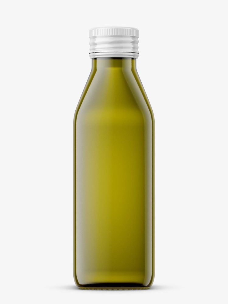 Olive oil bottle mockup
