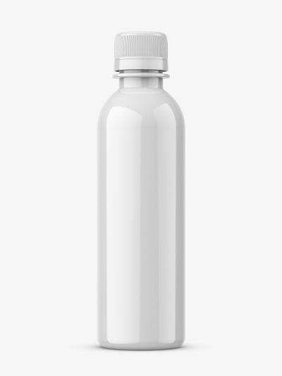 Universal glossy bottle mockup
