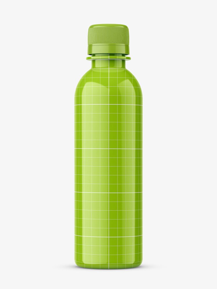 Universal glossy bottle mockup