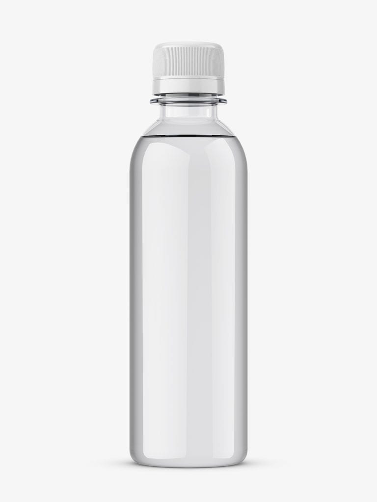 Universal transparent bottle mockup - Smarty Mockups