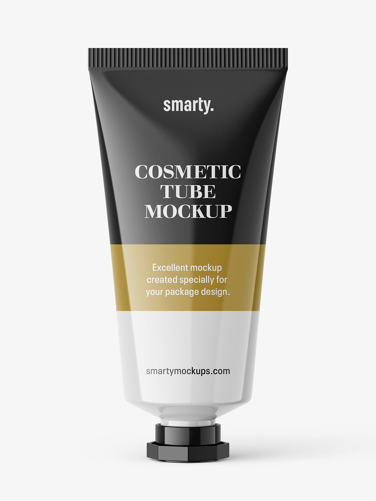 Download Glossy Tube With Octagonal Cap Mockup Smarty Mockups