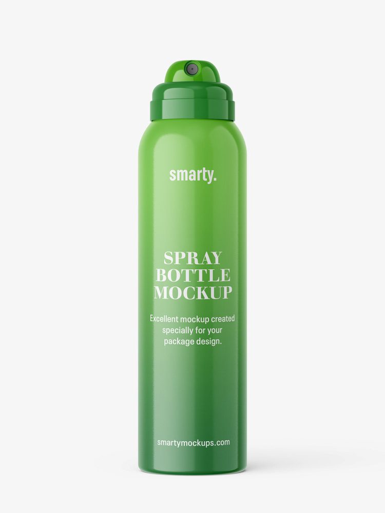 Cosmetic spray mockup