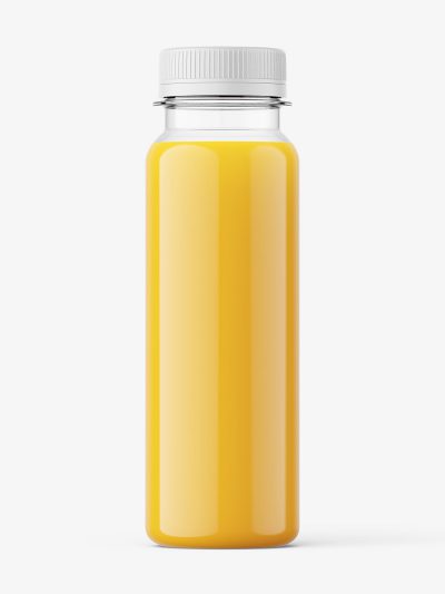 Free orange juice bottle mockup - Smarty Mockups