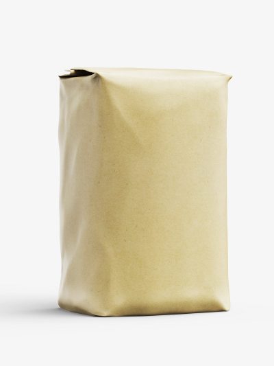 Eco paper bag mockup
