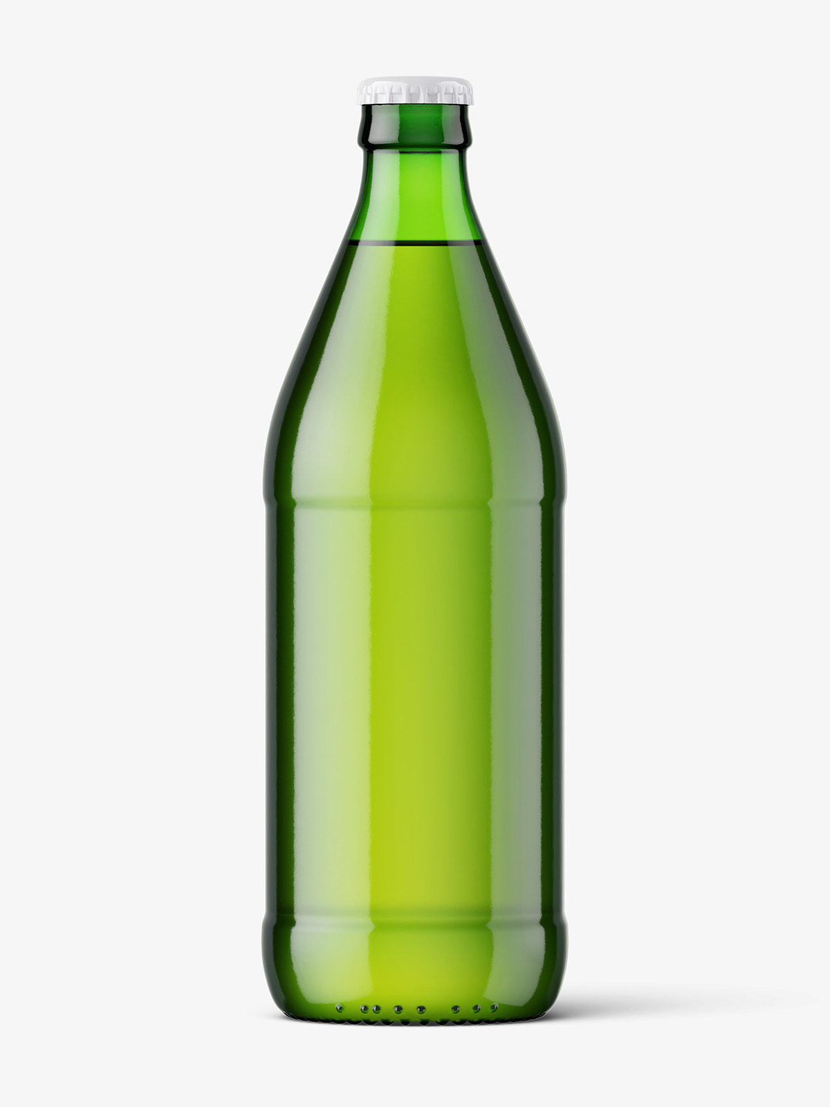 Download Green beer bottle mockup - Smarty Mockups