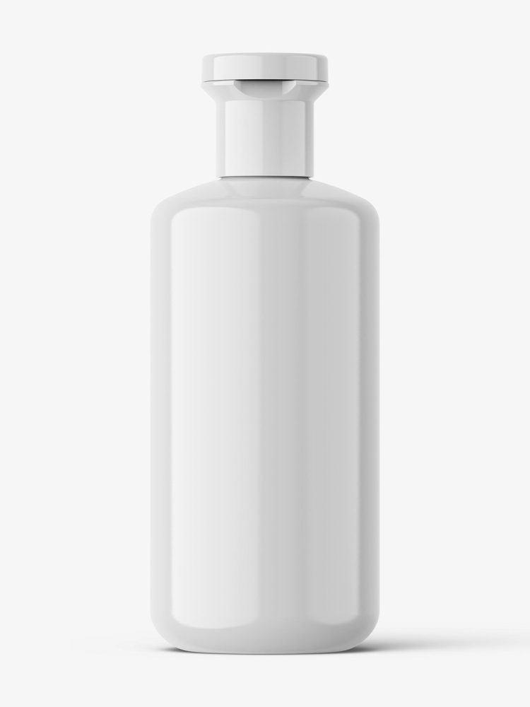 Cosmetic bottle mockup / glossy