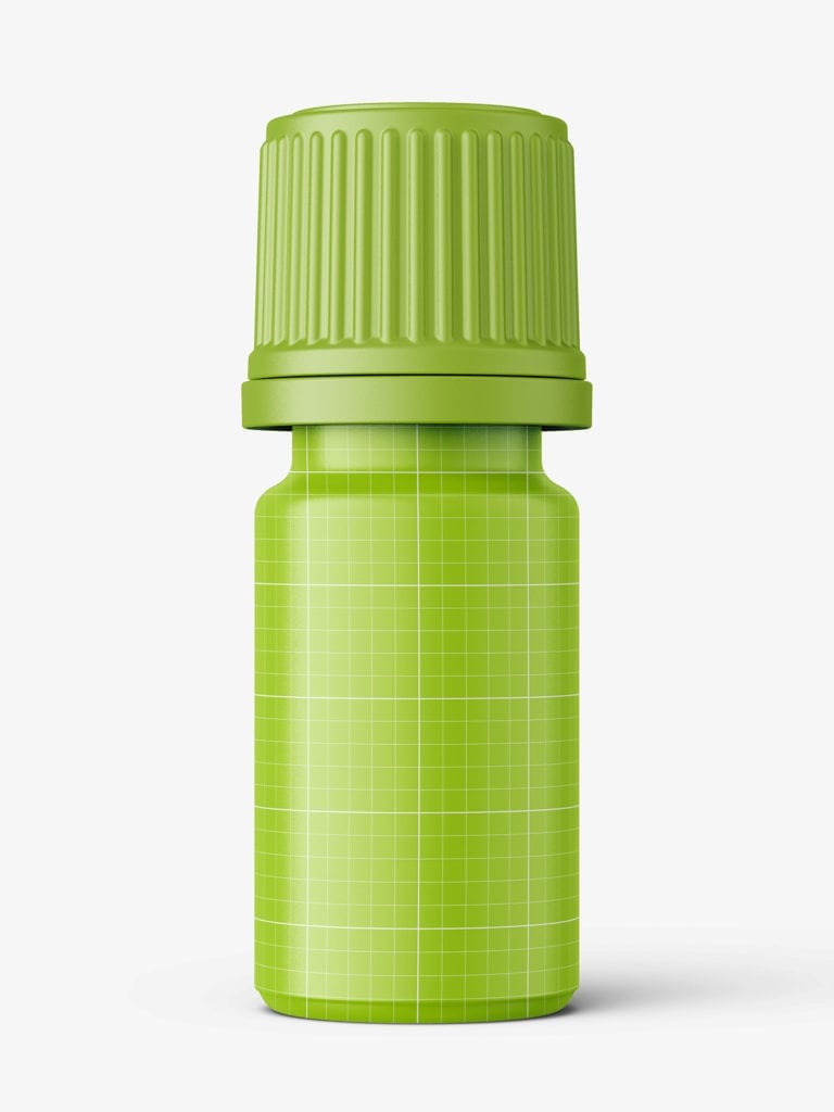 Download Blue essential oil bottle mockup / 5ml - Smarty Mockups