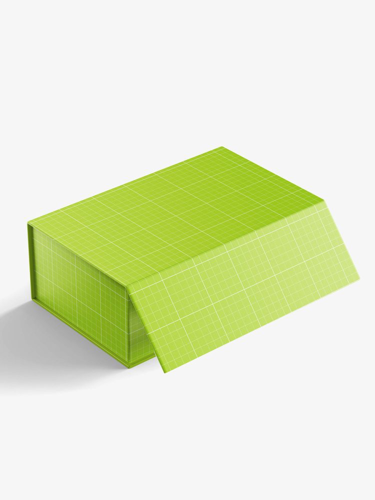 Cardboard box mockup / 160x90x260