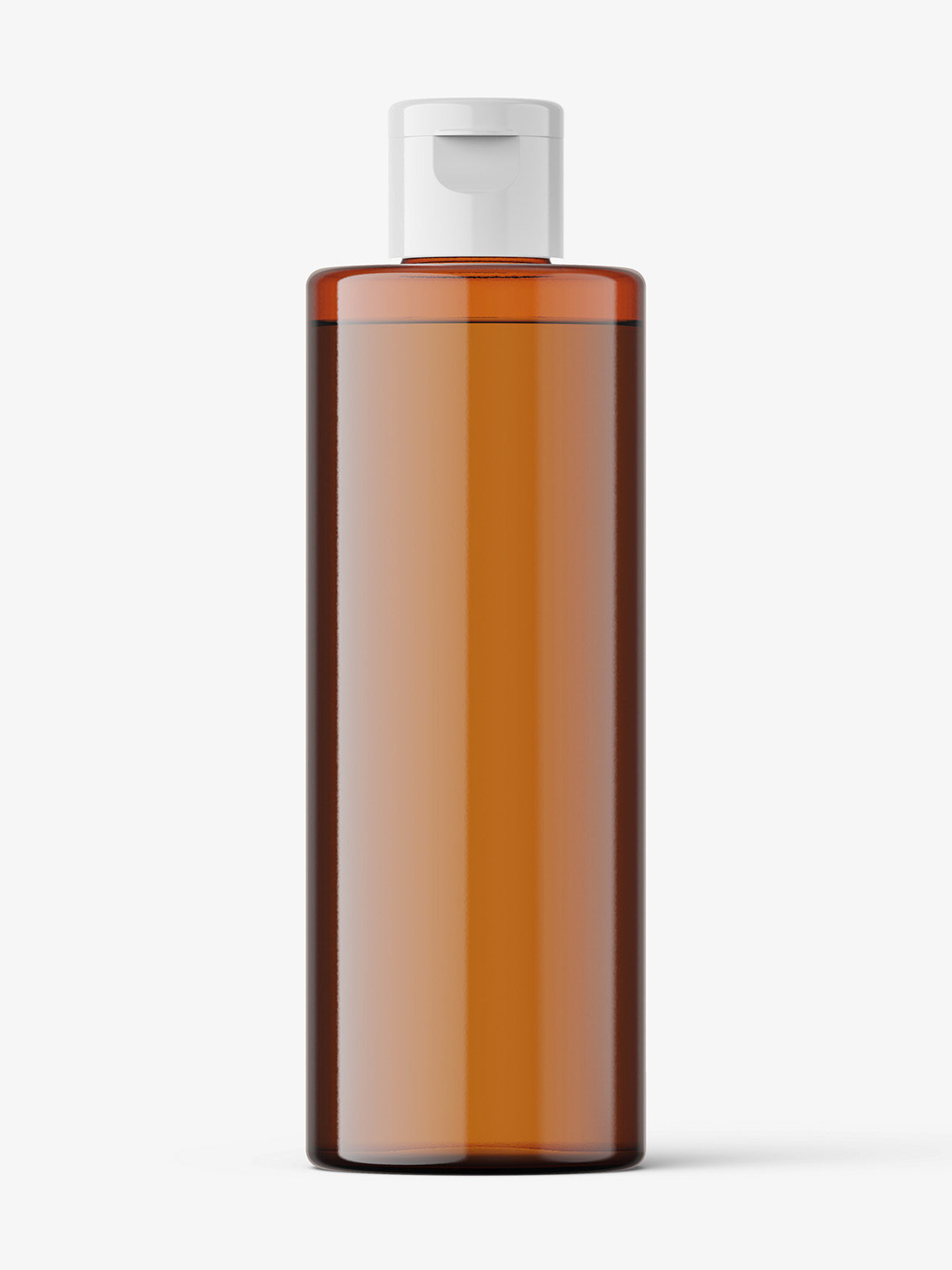 Download PET amber bottle mockup / 100 ml - Smarty Mockups