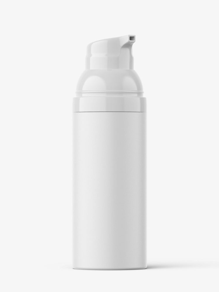 Airless dispenser bottle mockup / matt