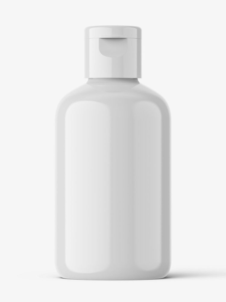 Boston bottle mockup - 100 ml / glossy