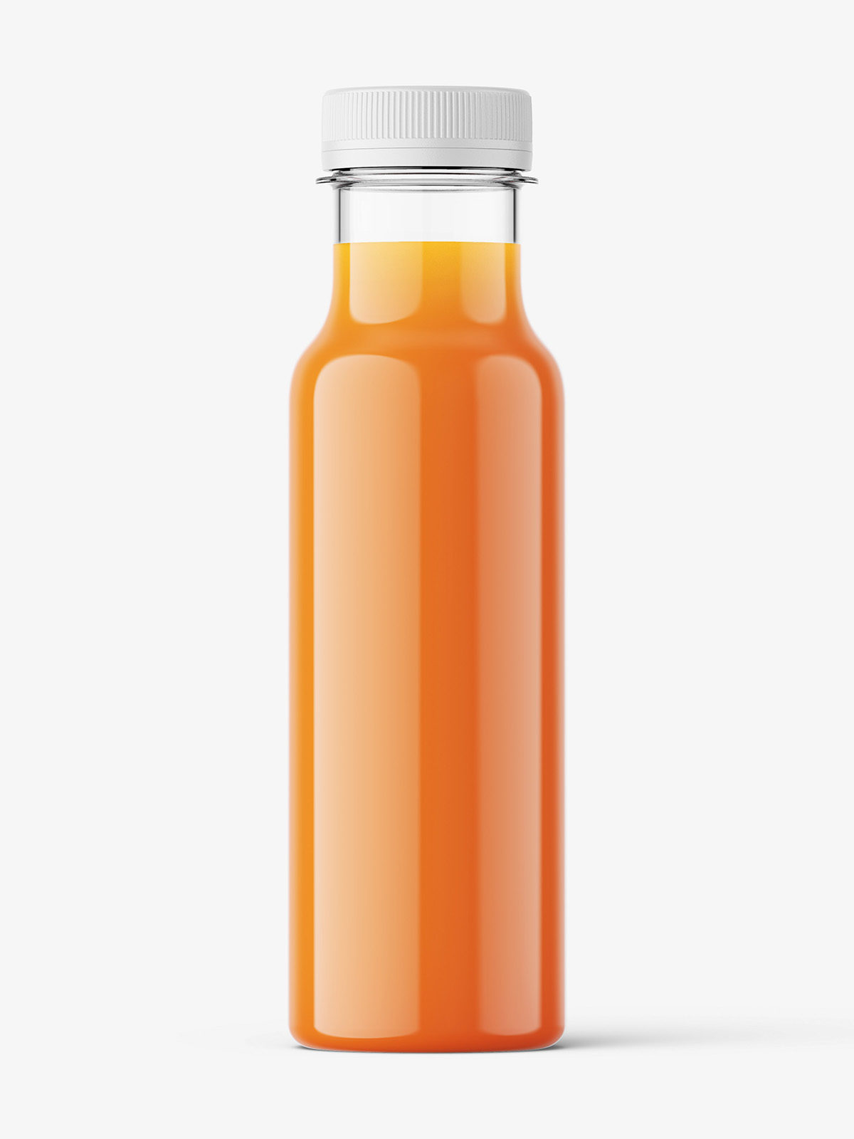 Carrot juice bottle mockup - Smarty Mockups